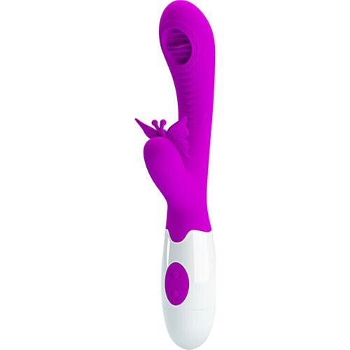 Rabbit Vibrator Pretty Love Moth with Tongue Licking Feature