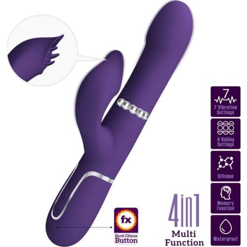 G-Spot Vibrator Pretty Love Zalin with Dual Motors