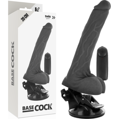 Realistic Vibrator BASECOCK Remote Control with Testicles