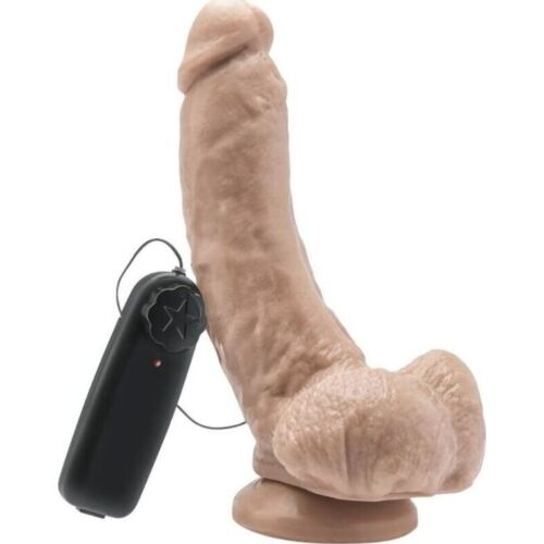 GET REAL 20.5cm Realistic Dildo Vibrator with Balls