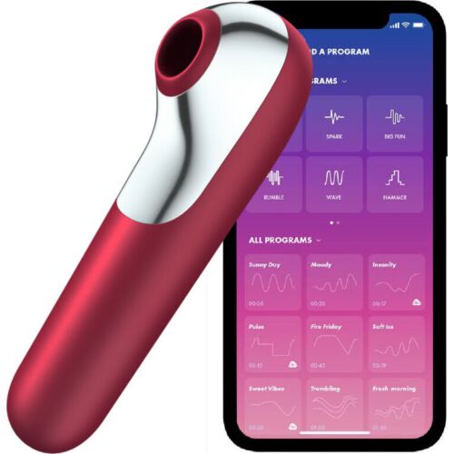Suction Vibrator Satisfyer Dual Love with App Control