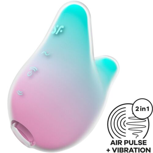 Suction Vibrator Satisfyer Mermaid Vibes with Air Pulse