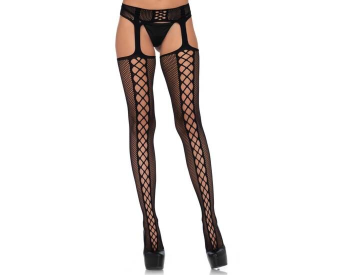 Seductive Red Opaque Stockings
