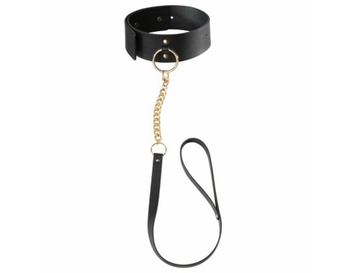 Bijoux indiscrets maze  collar negro con correa