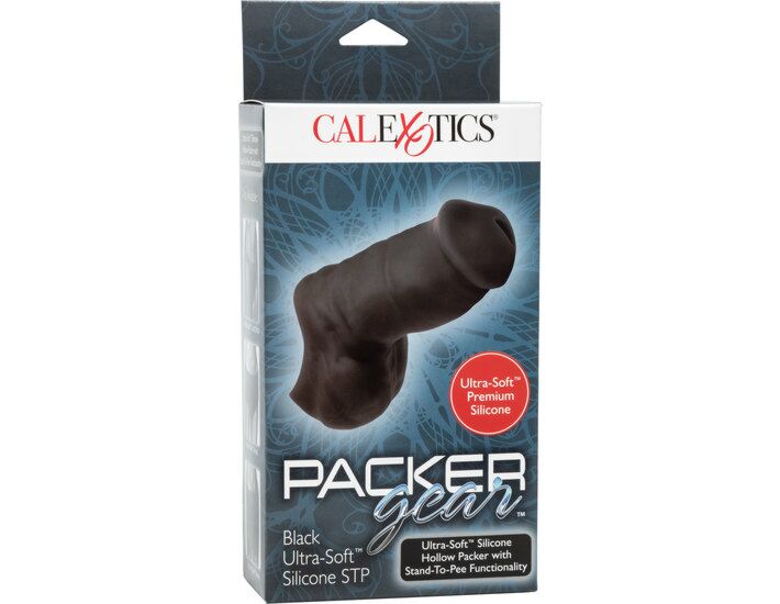 Stand to pee soft silicone sleeve - black