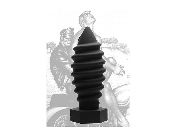 Plug anal silicona tornillo - negro