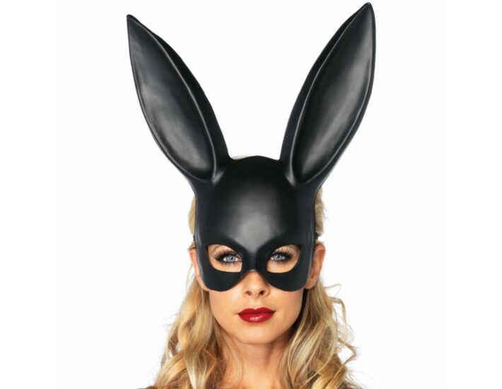 Black Bunny Mask