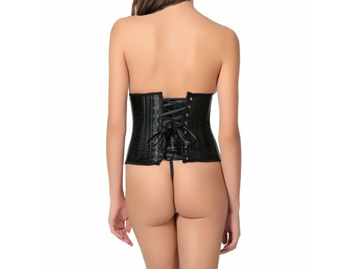 Corset damask negro
