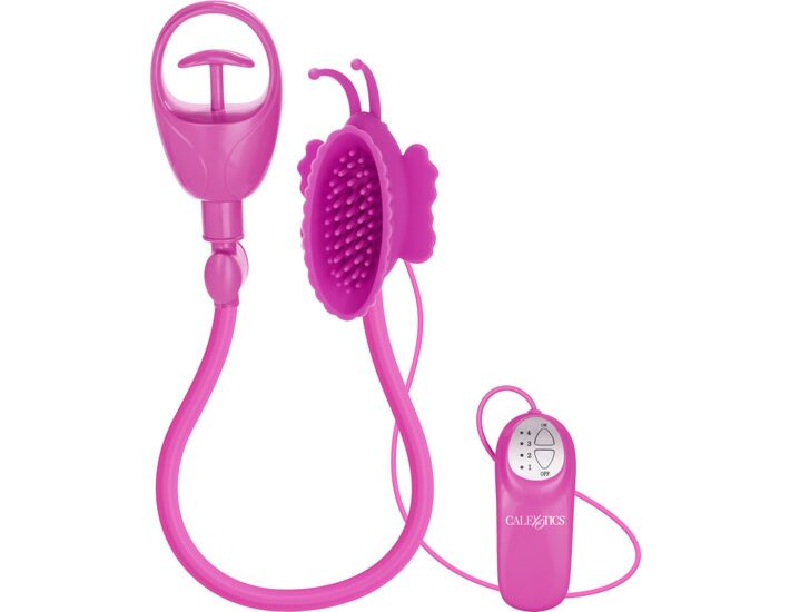 Butterfly pink clitoral pump