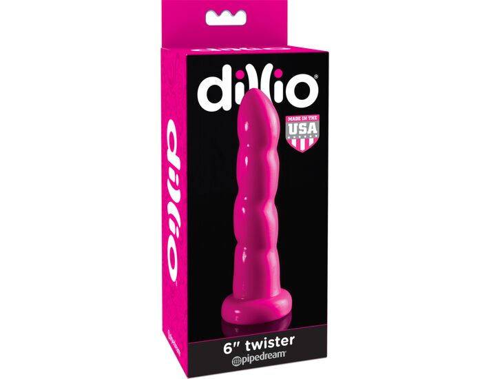Dildo twister 16,5 cm rosa