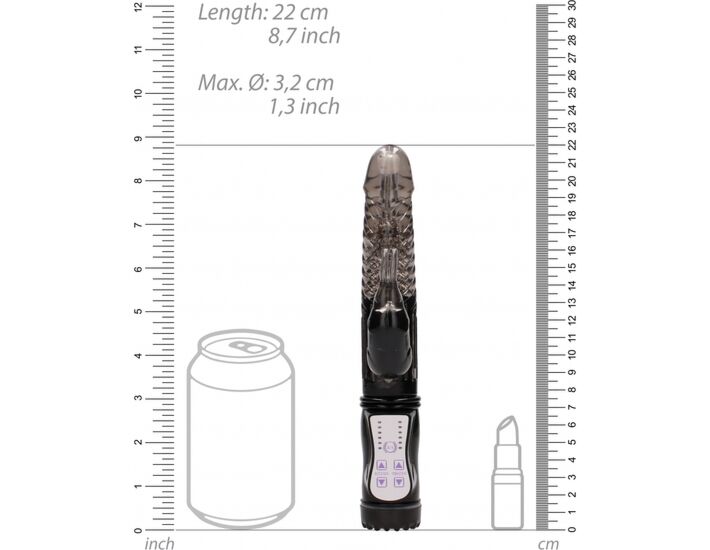 Rabbit vibrador - negro