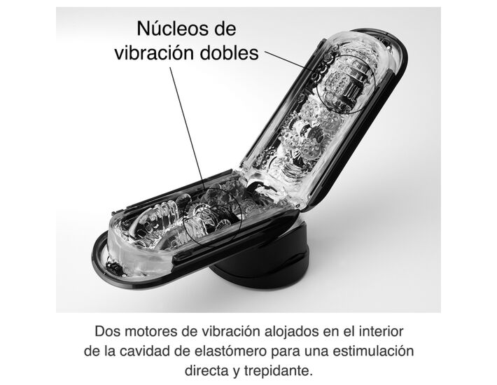Tenga flip 0 (zero) electronic vibration negro