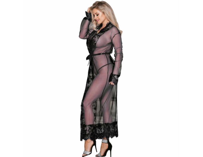 Floral Elegance Peignoir