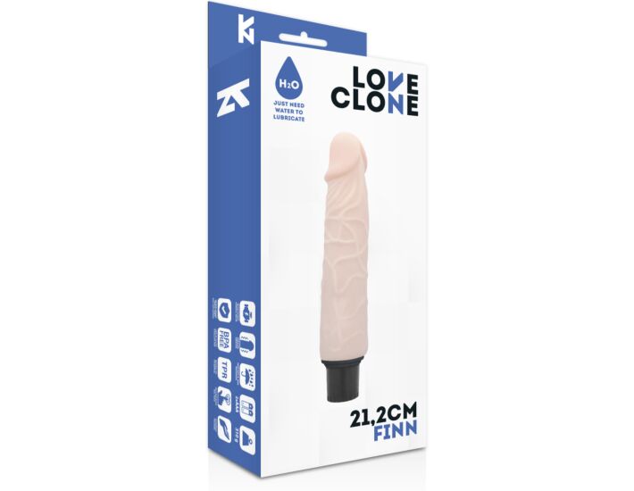 Self-Lubricating Loveclone 21cm Vibrator