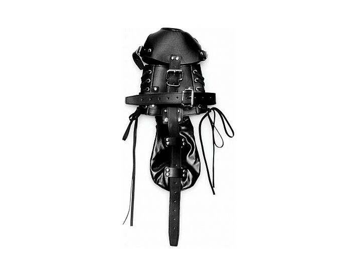 Strict pet crawler restricción de bondage - negro