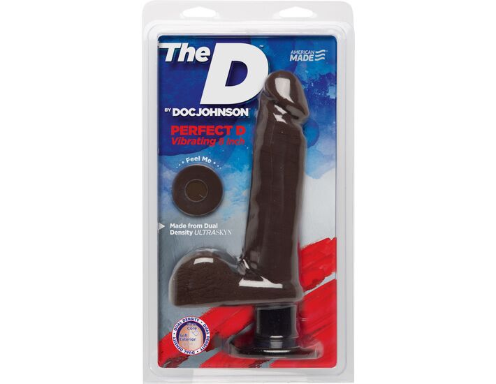 The perfect d pene vibrador 20cm chocolate