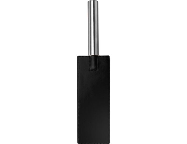 Paleta bdsm de cuero rectangular - negro