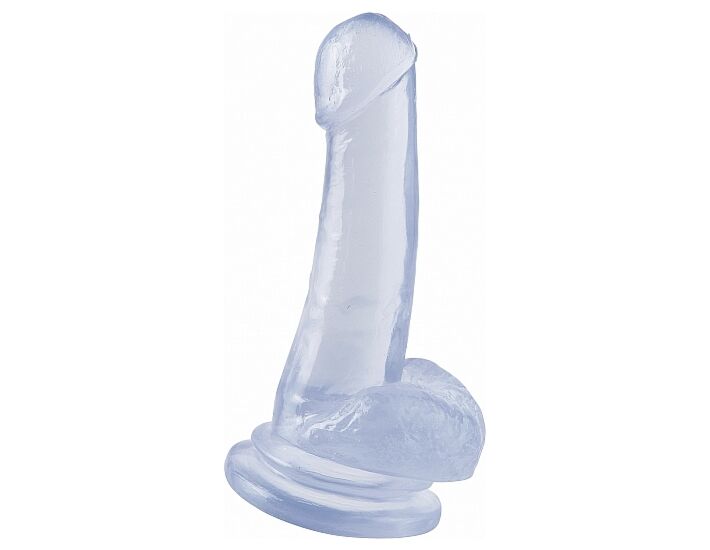 Jelly Penis Suction 18 cm Transparent