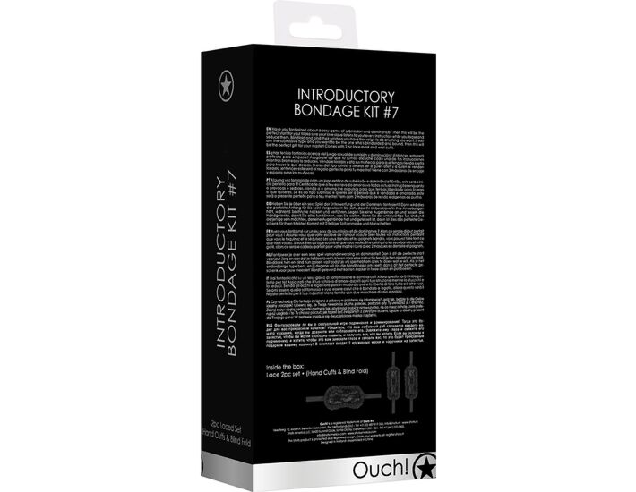 Kit de iniciación al bondage #7 - negro