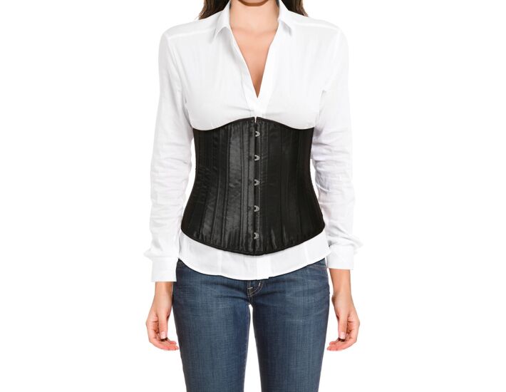 Corset damask negro