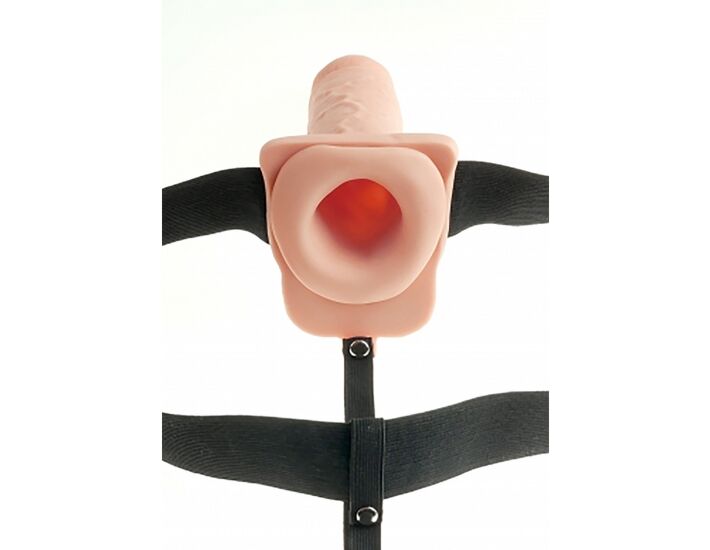 Fetish fantasy 7 - pene realistico con arnes, 17,8cm