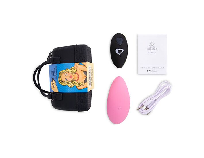 Feelztoys - braguita vibradora con mando - rosa