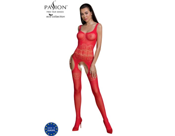 Passion Eco Red Bodystocking