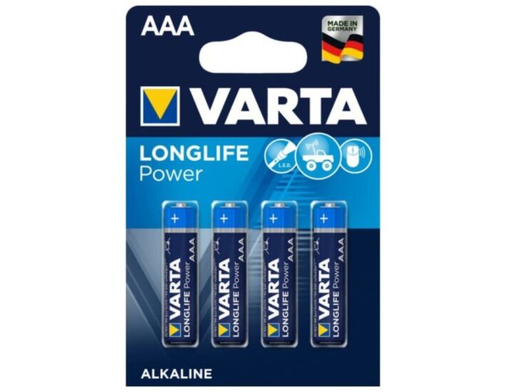 Blister Varta AAA Longlife Power (Pack of 4)