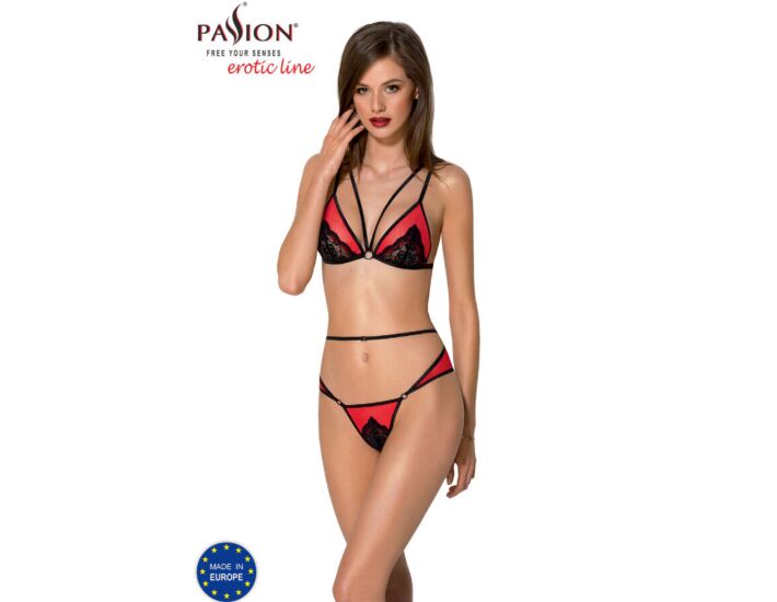 Red Peony Passion Floral Set