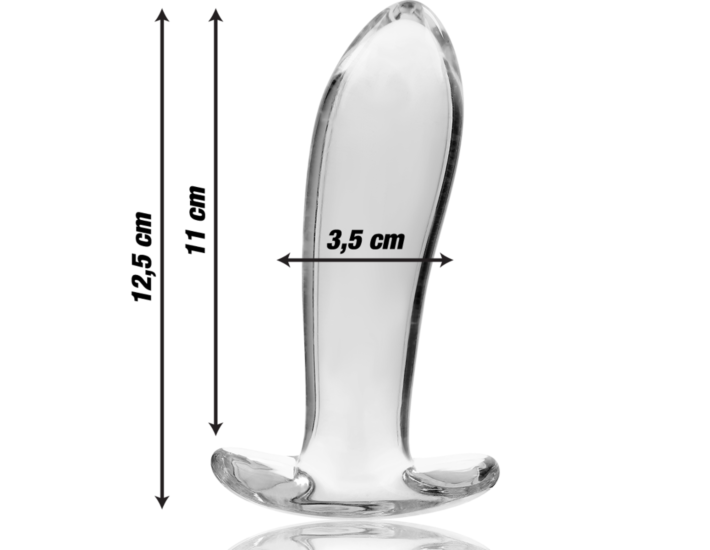 Nebulous Clear Crystal Plug
