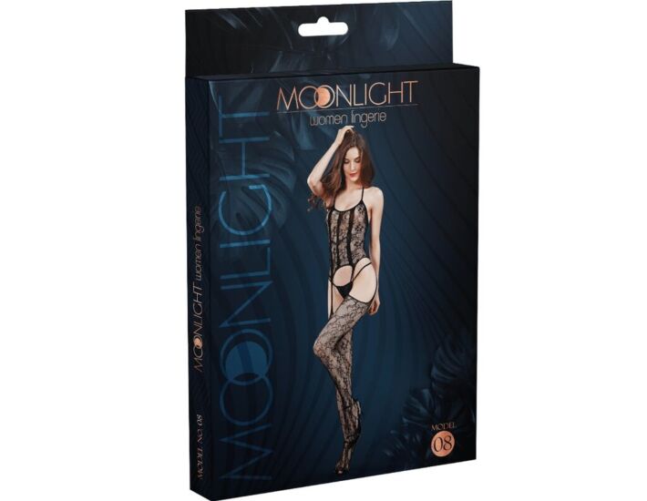 Moonlight Noir Bodystocking