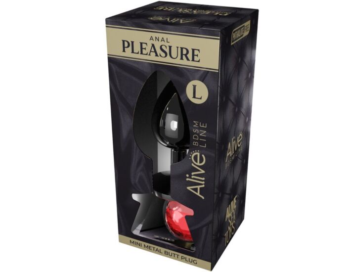 Red Fire Metal Mini Anal Plug