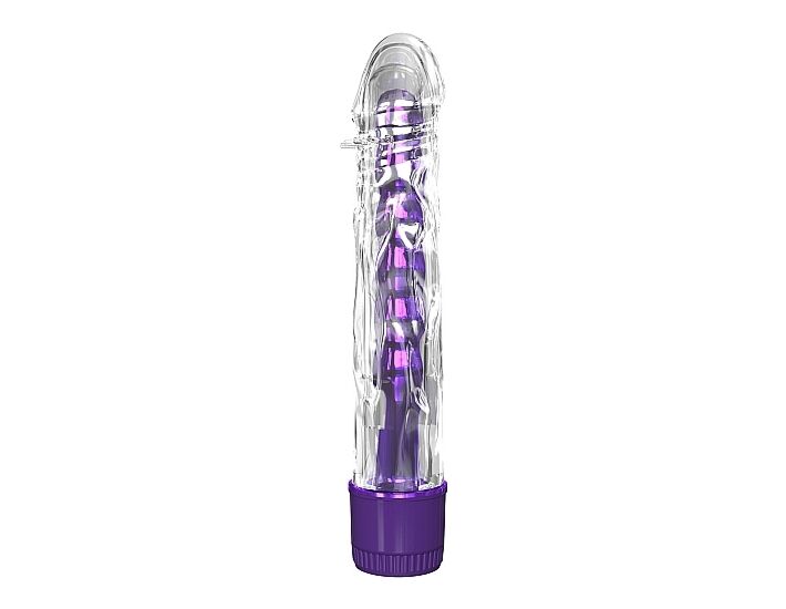 Mr. twister metallic vibrador con funda - morado