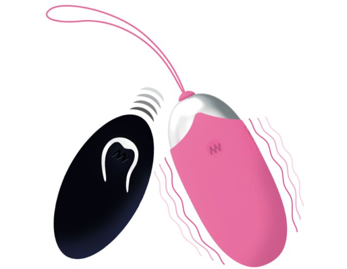 Pink Remote Control Vibrating Egg