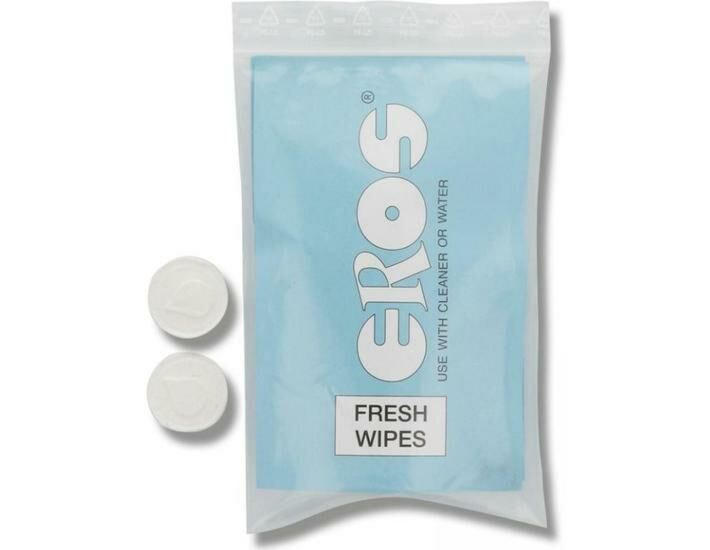 Eros Freshness Wipes.