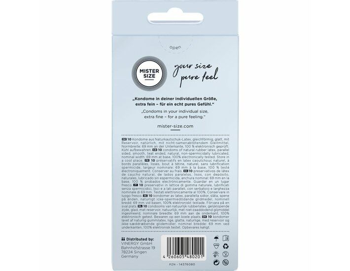 Sensuality Pack: Extra Thin Condoms (10 units)