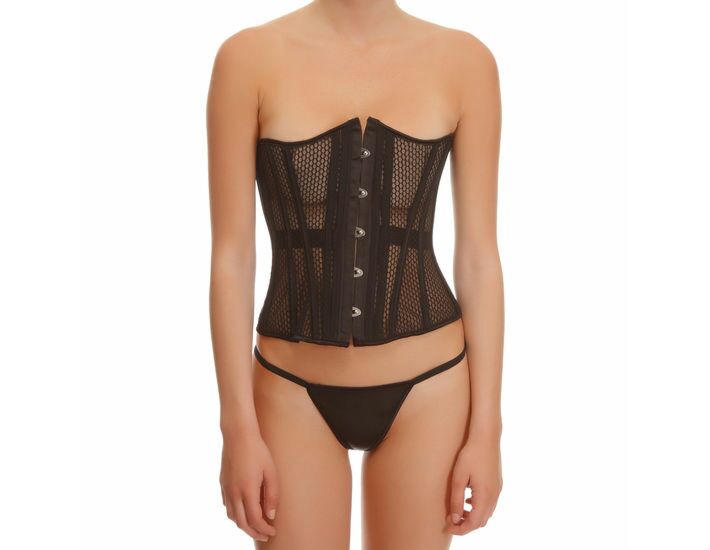 Underbust mesh negro