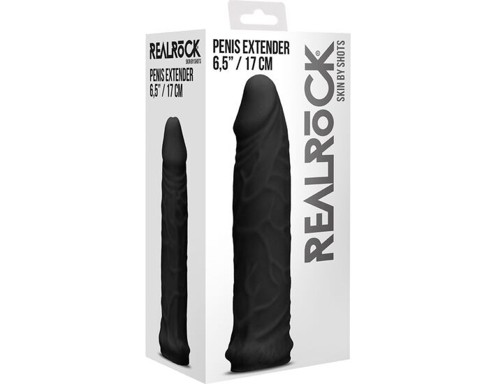 Penis extender 17 cm black