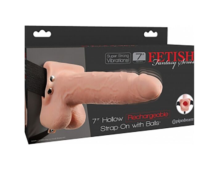 Fetish fantasy 7 - pene realistico con arnes, 17,8cm