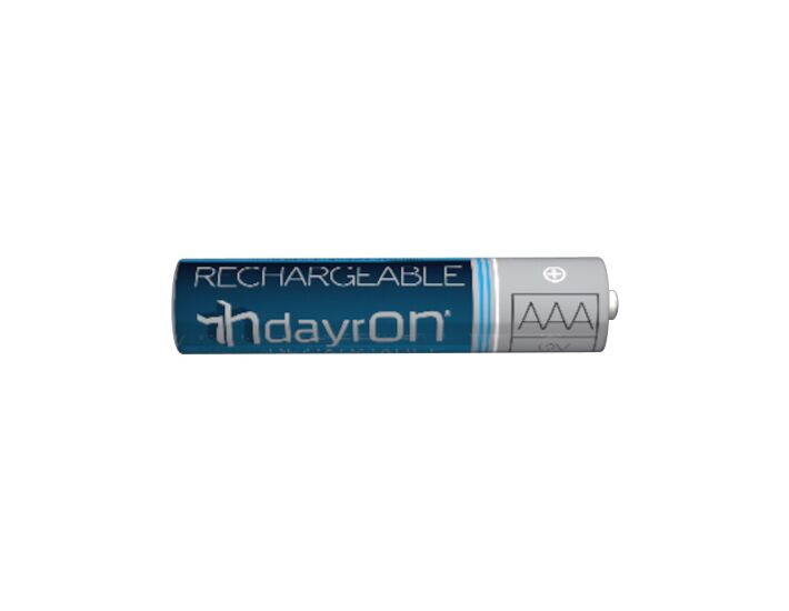 Rechargeable battery hr03 1,2v 900ma dayron pack 2