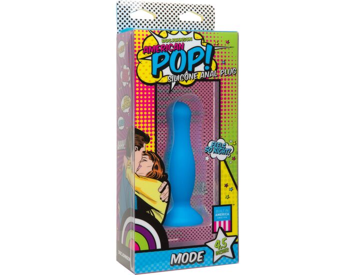 American pop dildo silicona 10 cm azul