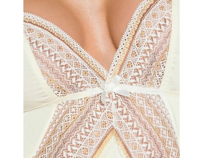 Casmir chemise connie color crema talla s/m