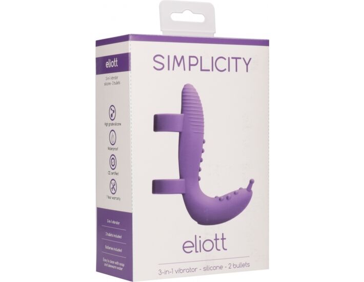 Eliott extensión de vibrador - morado
