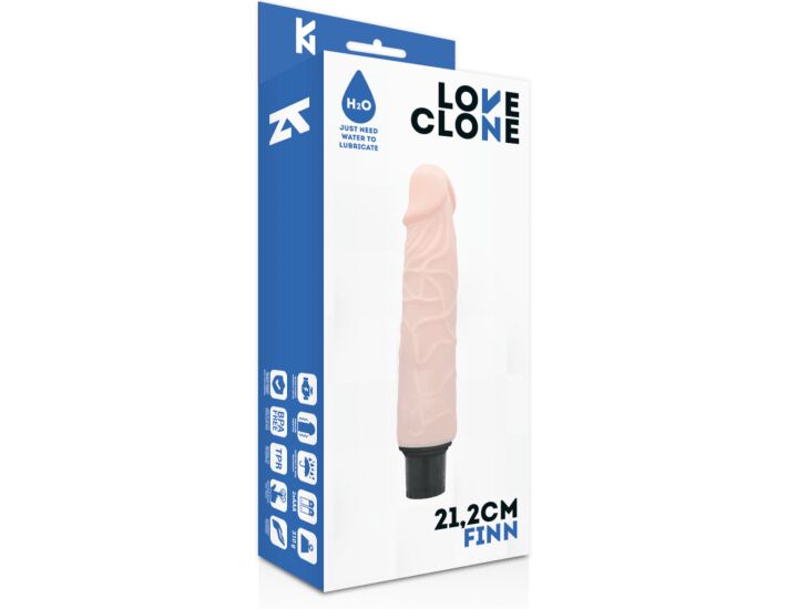 Self-Lubricating Loveclone 21cm Vibrator