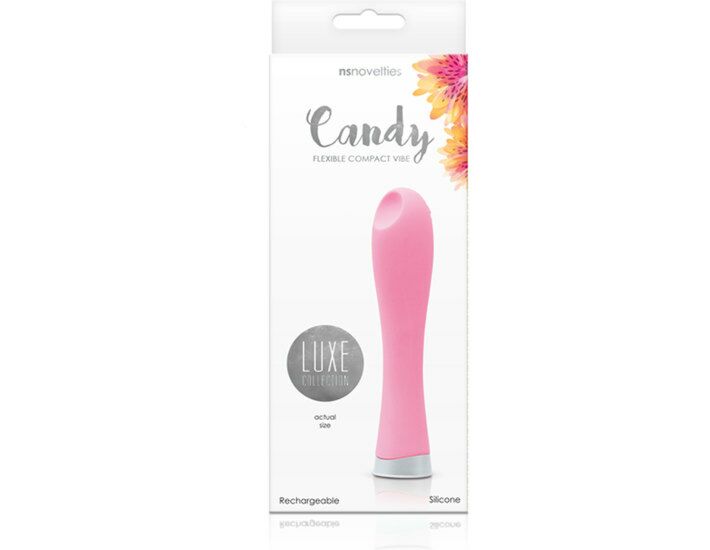 Luxe candy vibrador de silicona - rosa