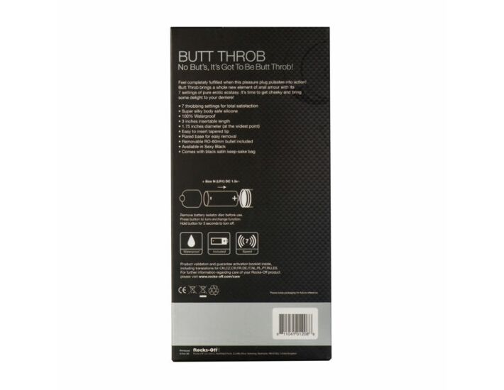 Butt throb spot Stimulator p 7 black speed