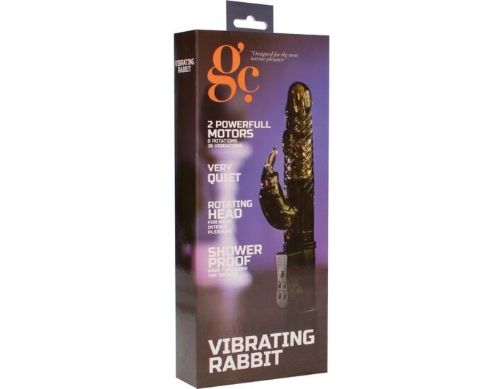 Rabbit vibrador - negro