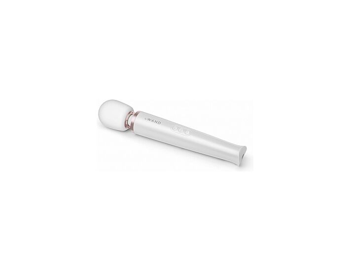 Le wand - masajeador recargable - blanco perla