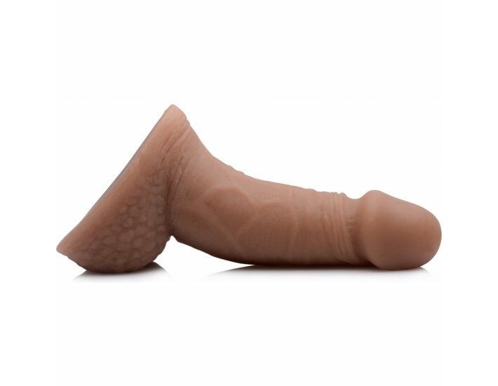 Your bulge packer dildo with testicles - medium