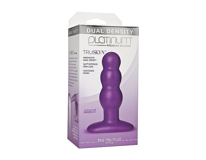 Truskyn anal plug purple undulations